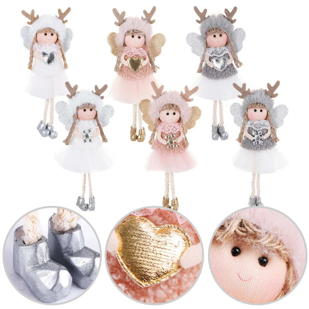 20-сантиметровая мультяшная кукла-Ангел Φ для рождественской елки и дома приносит