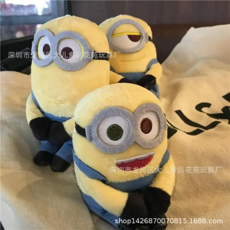 Minions Plush Dolls Toys Kelvin Bob Stuart Kawaii 10Cm Cute Anime Plushie Puppet Doll Toy Birthday Present for Kids