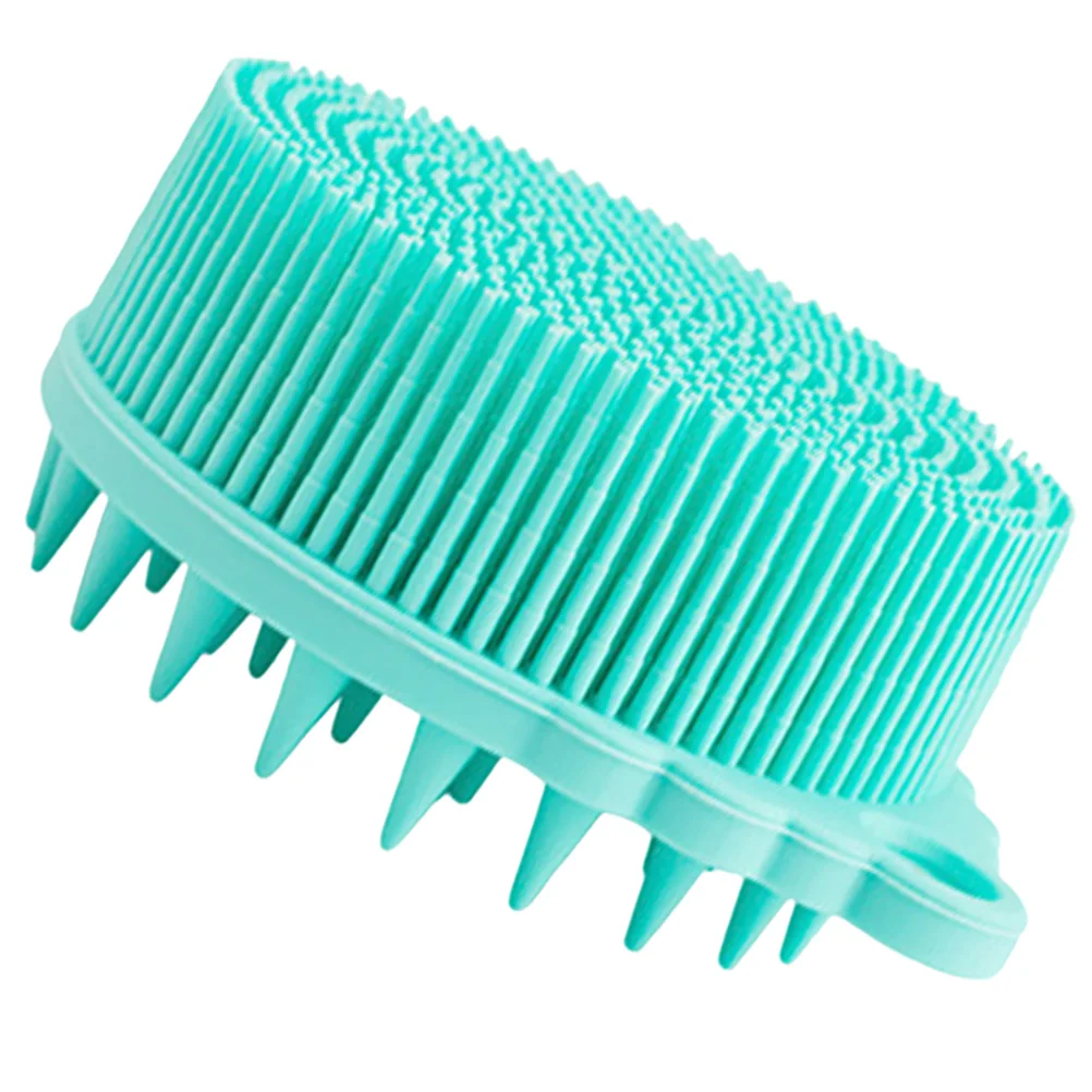 

Head Washing Brush Sensory Tactile Brush Silicone Body Scrubber Bath Hair Massage Baby Shower Bathing Loofahs