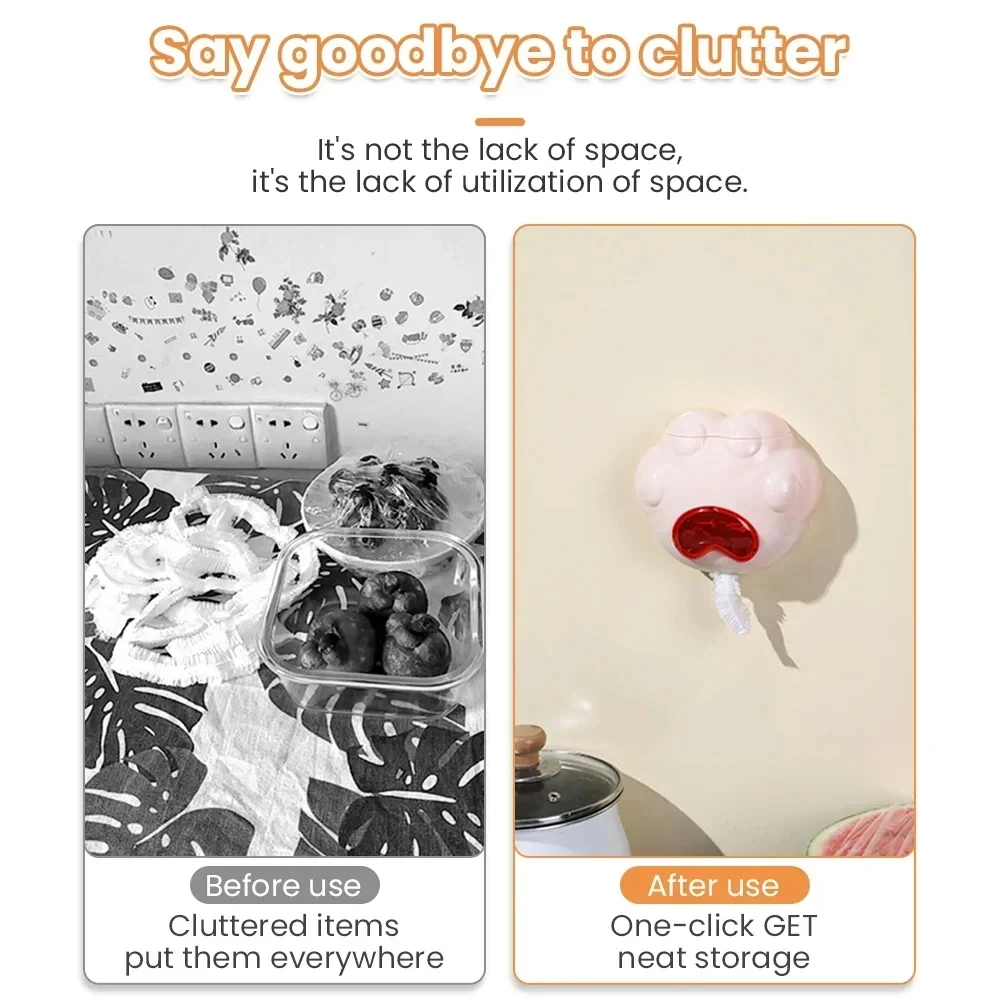 Пластиковый ящик для хранения набор из 2-х настенных кухонных контейнеров