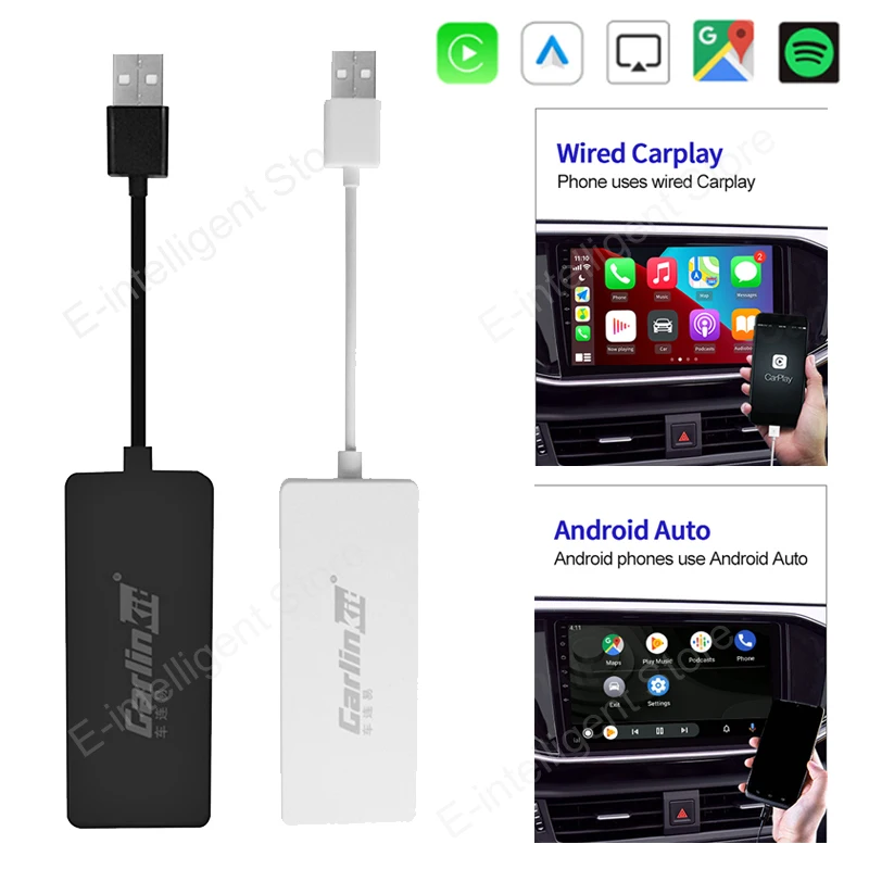 Carlinkit Проводной адаптер для Apple Carplay Android автомобильный AI Box Автомобильный