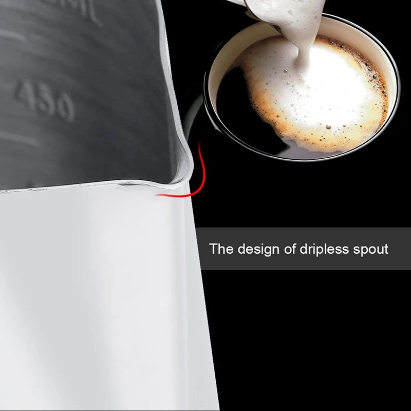 Акция! Молочный кувшин из нержавеющей стали молочный для кофемашины кружка кофе