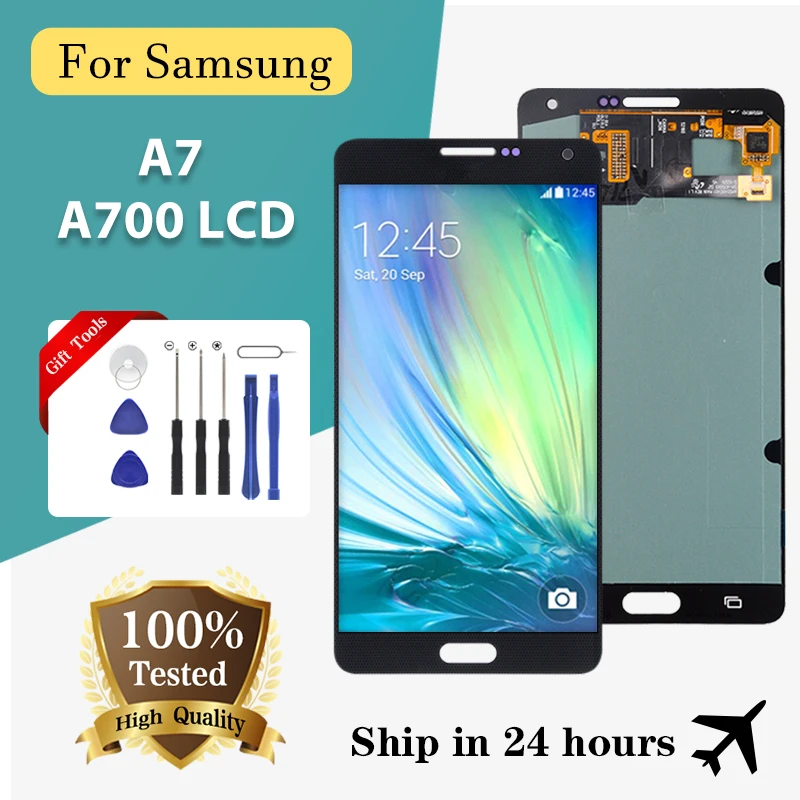 

Brand New OLED A700 Screen For Samsung Galaxy A7 2015 Lcd A700F Display Panel Touch Digitizer Assembly Free Ship With Tools