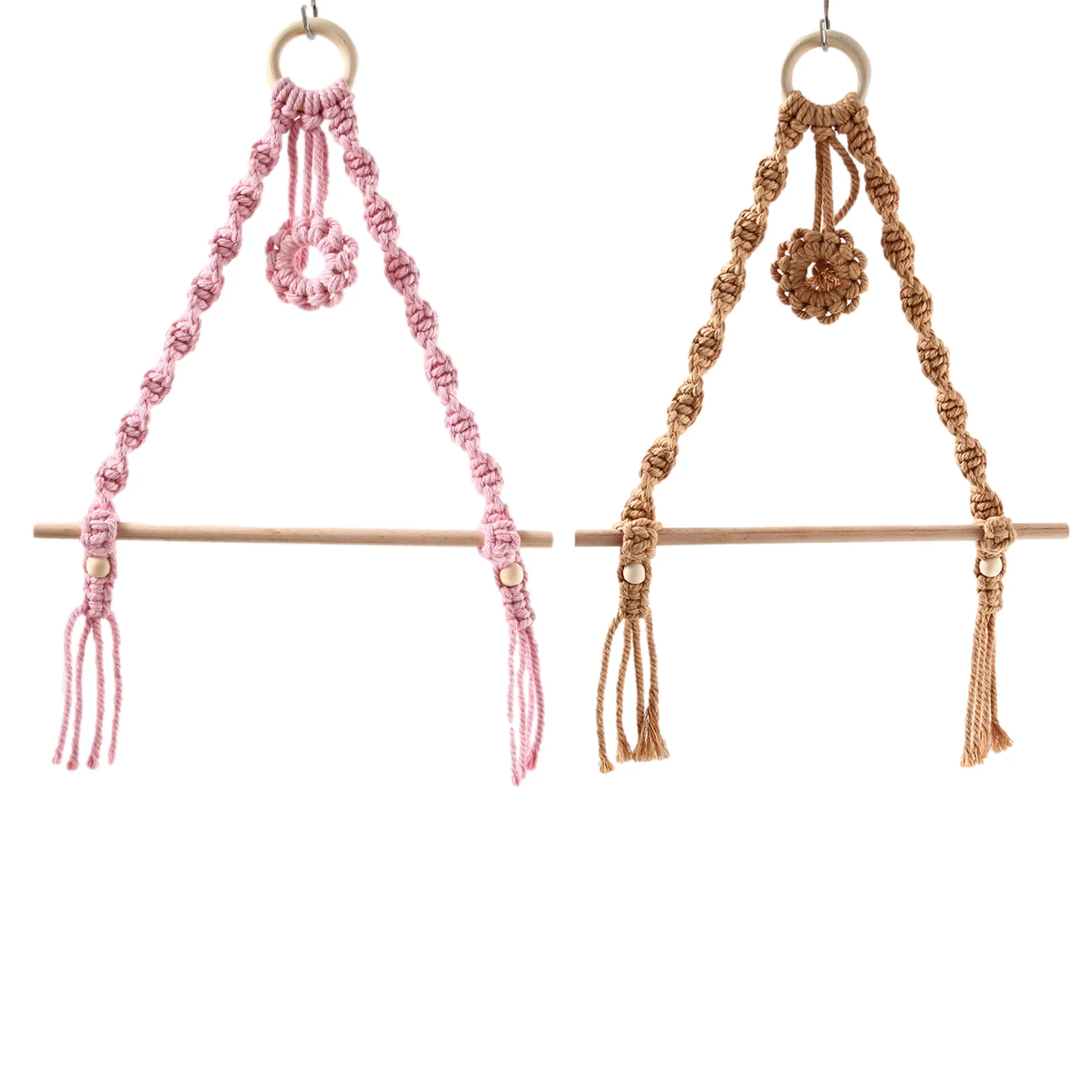 

Держатель для бумажных полотенец, вешалка для хранения полотенец в стиле бохо, плетеная веревка ручной работы для ванной, кухни, прихожей, а...