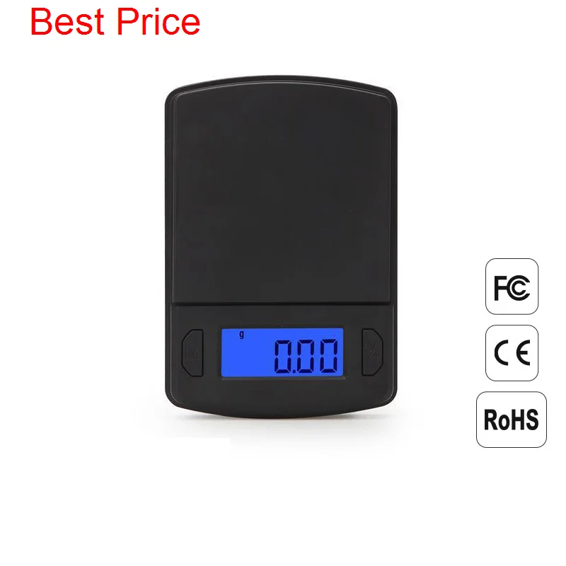 

50Pcs/lot 100g/200g/300g/500g x 0.01g Mini Pocket Digital Scale for Gold Sterling Silver Jewelry Scales Balance Gram