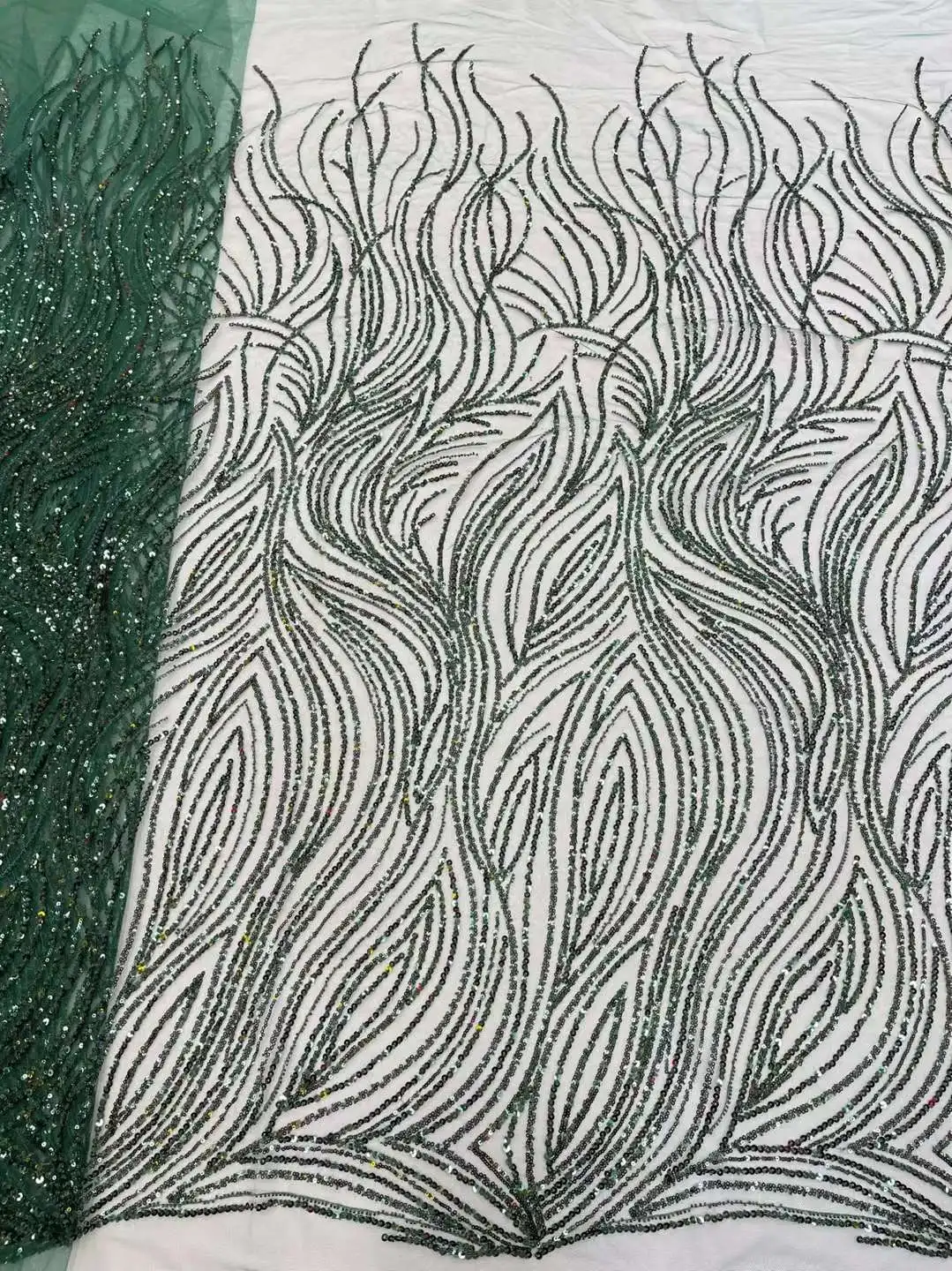 Лидер продаж 5 ярдов французская сетчатая кружевная ткань с камнями и бусинами