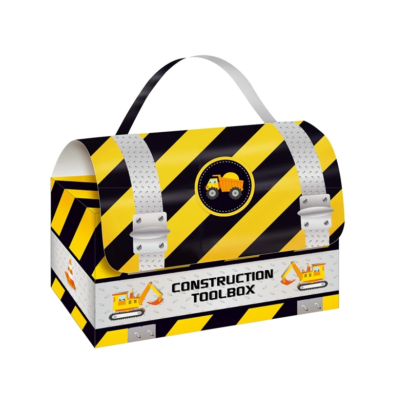 Digger Candy Gift Box Cupcake Box Birthday Event Party Decorations Container Supplies