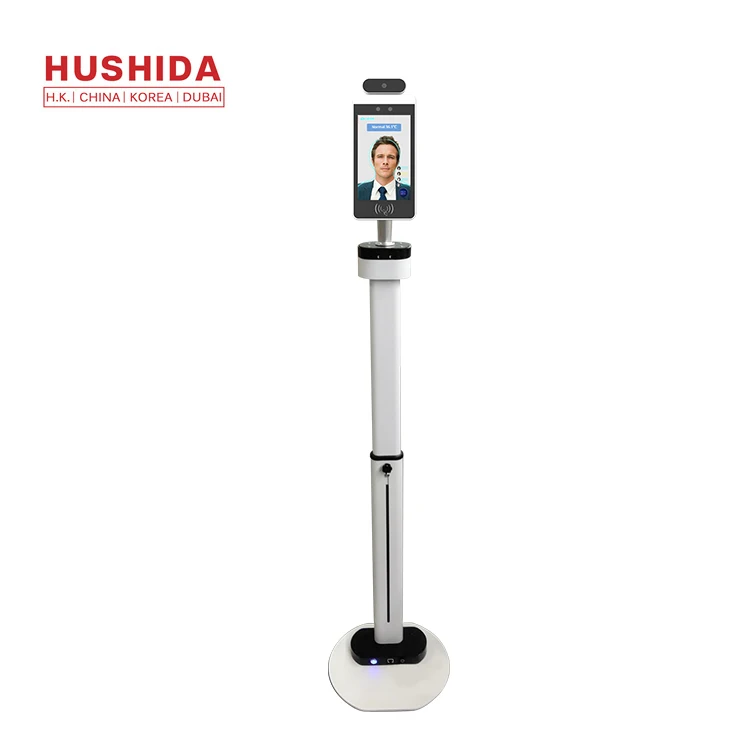 

8 inch face recognition temperature thermometer for access control