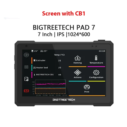 BIGTREETECH Pad 7 7-дюймовый сенсорный экран для 3D принтера