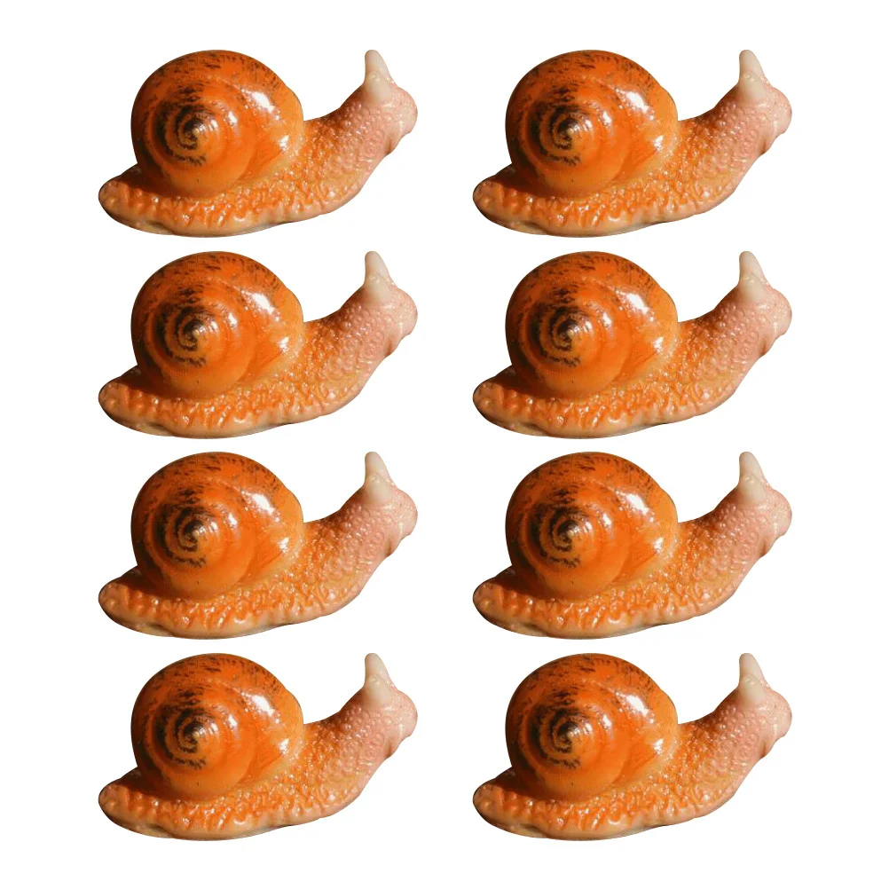 

Snails Resin Snail Ornaments Landscape Adornments Micro Decorations Desktop Cycle Growth Figurines Animals Miniature Shape Model