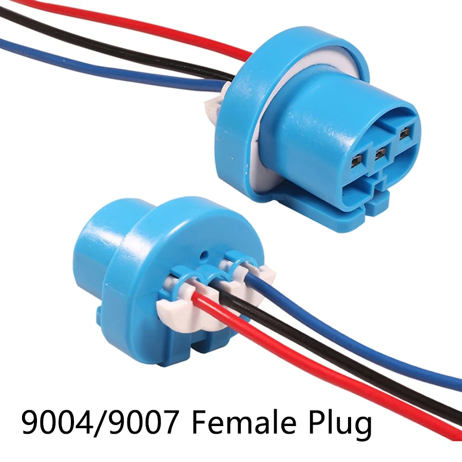 

1 пара 9004 9007 гнездо штекер розетка жгут проводов HB1 HB5 Базовый адаптер для фар соединительный кабель