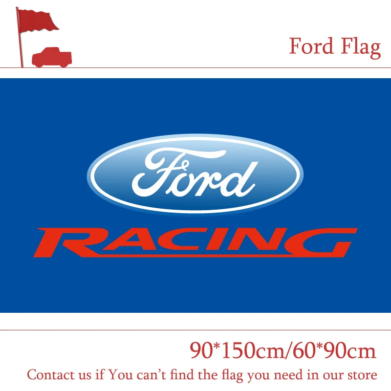 

90x150cm 60x90cm Ford Car Flag Polyster Digital Print