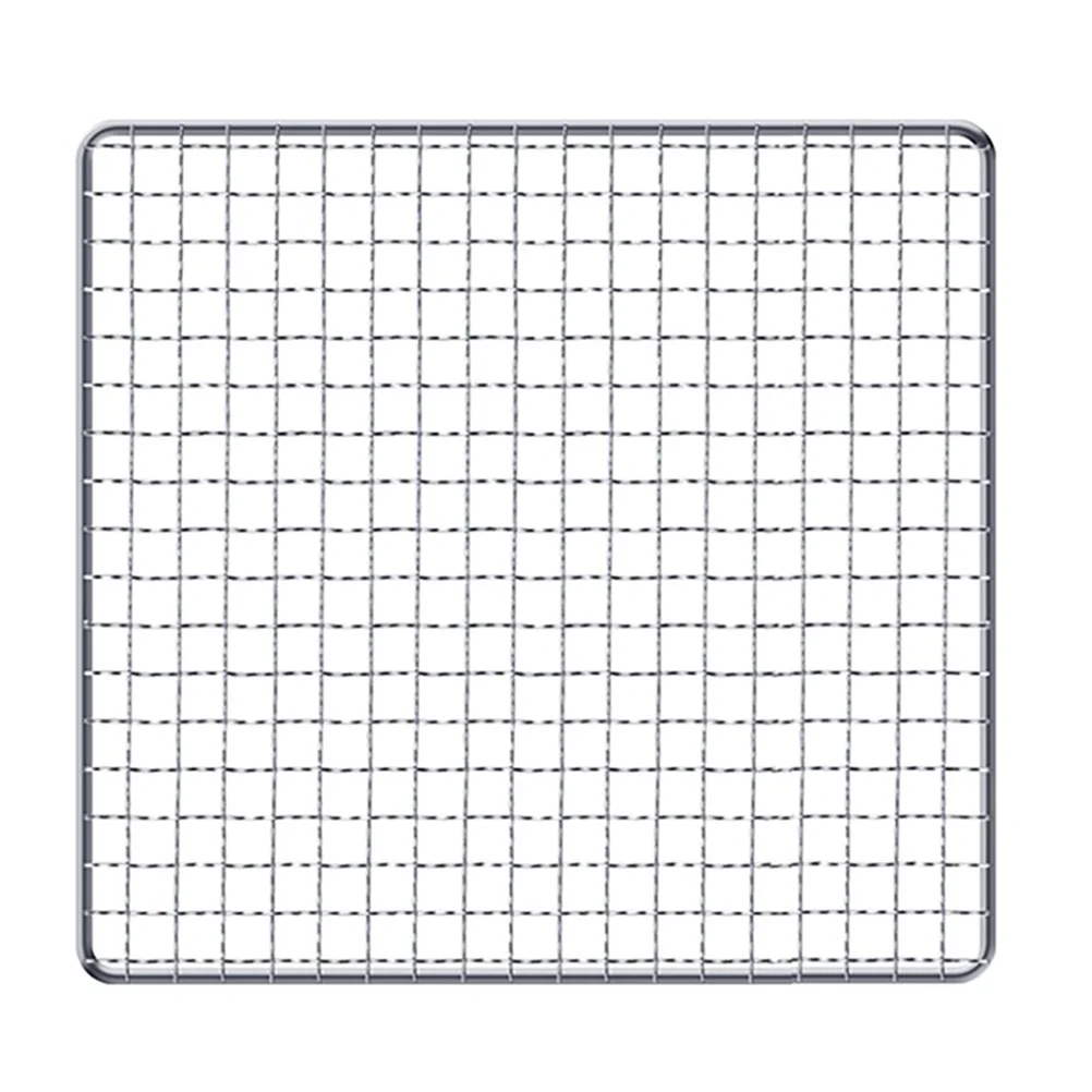 

Rack Grill Barbecue Wire Bbq Mat Mesh Net Baking Grilling Reusable Cooling Grid Steel Stainless Outdoor Cooking Mats Picnic Non