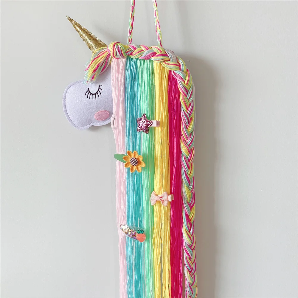 

Unicorn Kawaii Room Decor Christmas Decoration Home Decor Wall Hanging NurBaby Bedroom Home Decor Hair Decoration Storage Belt