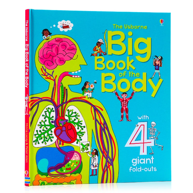 

Usborne Big Book of The Body Baby Family Education Health Book Children's Popular Science Cognition Picture Original Book