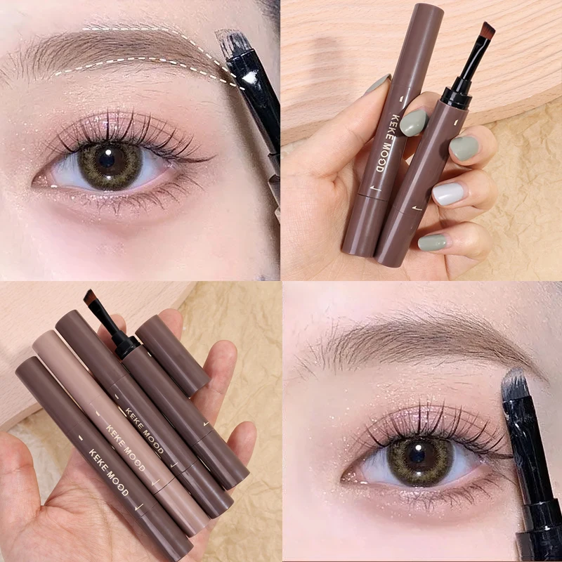 

Eyebrow Pomade Brow Dyeing Cream Pencil Natural Waterproof Long Lasting Highly Tint Eyebrow Shade with Brush Makeup Cosmetics