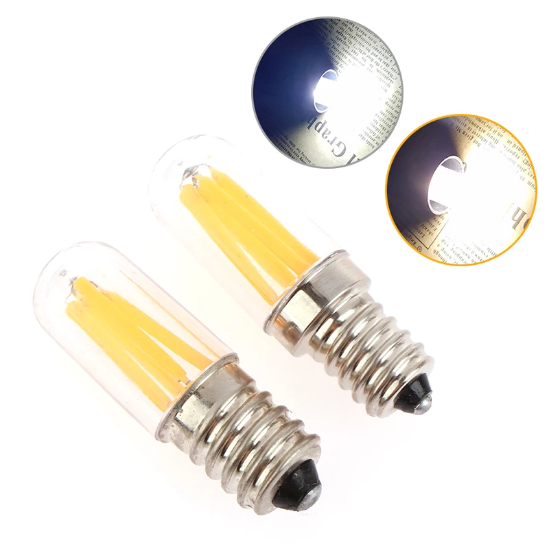 

220V Dimmable E12 E14 Screw Socket LED Aplliance Filament Bulb 1W 3W Fridge Light Indicator Lamp Bulb Refrigerator Accessories