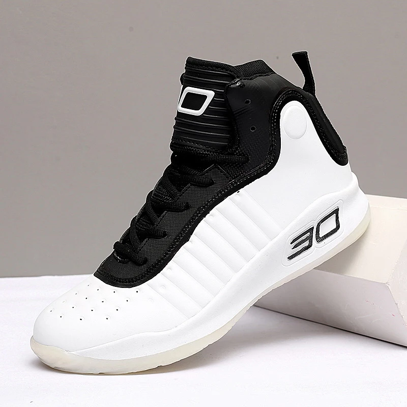 Men's Basketball Shoes Latest Sports Shoes Outdoor Breathable Training Shoes Wear-resistant Non-Slip High-Top Men's Shoes