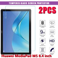 2 pcs tempered glass for huawei mediapad m5 8 4 inches tempered glass tablet 9h 0 3mm screen protectors film for mediapad m5 8 4