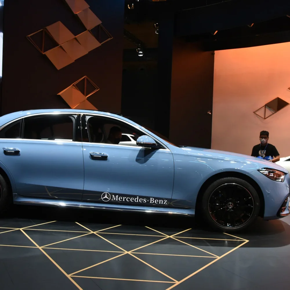 Стикеры на двери автомобиля KK декоративные аксессуары для MERCEDES BENZ AMG ML GL SL A Class W211