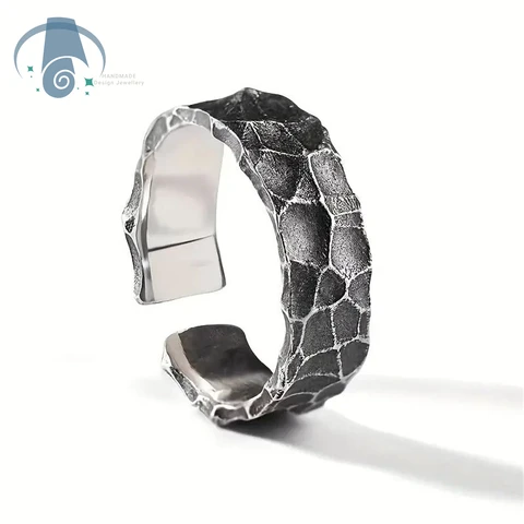 Мужское винтажное кольцо из серебра