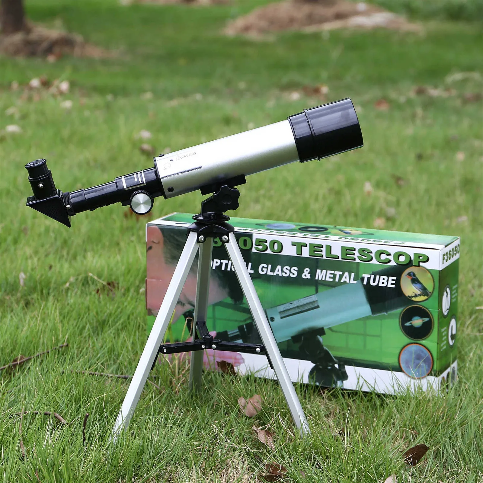 

Fitness Ball Tripod 360/50mm Monocula Astronomical Refractive Refractor Telescope Space Outdoor Toys