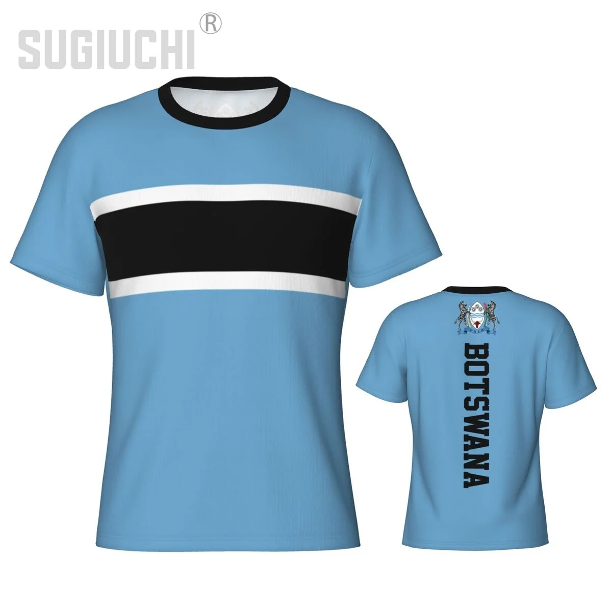 Облегающая Спортивная футболка с флагом Ботсваны 3D для мужчин и женщин футболки