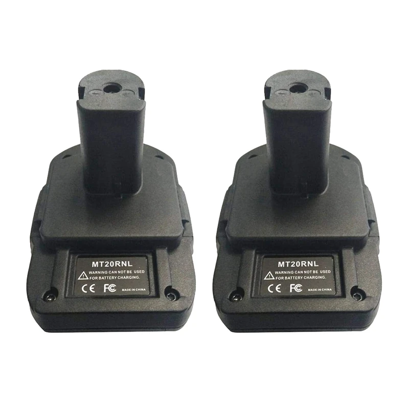 

2X MT20RNL Battery Convertor Adapter For Makita 18V Li-Ion Battery Used Convert For Roybi 18V Tool Battery