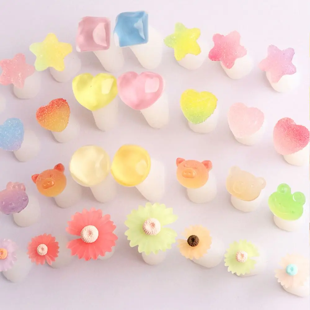

8 Pcs/Pack Cute Cartoon Toe Separator Silicone Reusable Foot Finger Divider Creative Animal Toes Lock Tools Nail Accessories