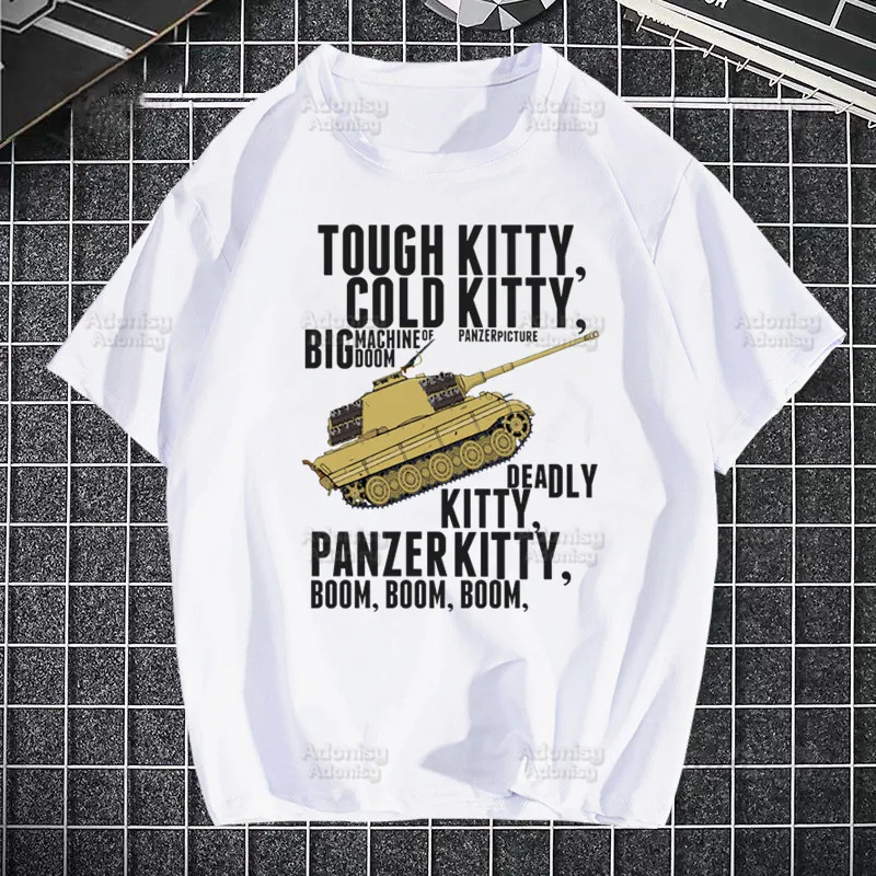 

Tiger Panzeriv Panther Kind Of Tanks Men/Women T-shirt Tops Crew Neck Fitted Soft CartoonTees Clothes T Shirt