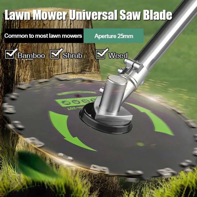 

Lawn mower blade Brush Cutter Saw Blade Grass Trimmer Blade Garden Tool Replacement Cutting Saw Blades of Lawn Mower