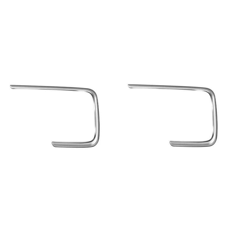 

2X Car Driver Side Storage Box Cover Trim Strip For Honda HRV HR-V Vezel 2021 2022 RHD Interior Modification Silver