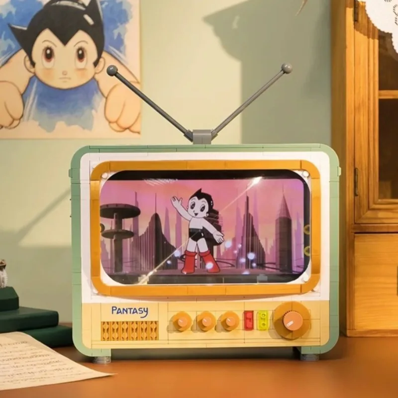 Pantazie Креативная Ретро-телевизионная Головоломка Модель Набор Строительных