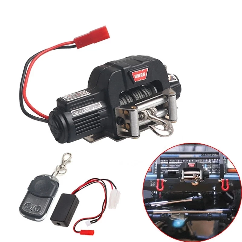 

Automatic Winch and Wireless Remote Controller Receiver for 1/10 RC Crawler Car Axial SCX10 TRAXXAS TRX4 D90 TF2 Tamiya CC01