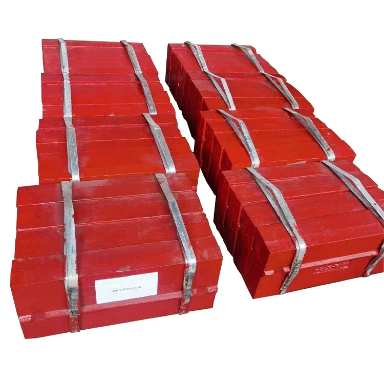 Износостойкие запасные части из марганца для контратаки/ударной/молотки