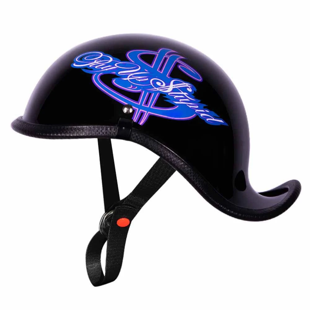 

Baseball Cap Helmet Motorcycle Retro Helmets Summer Open Face Scooter for Cruiser Chopper Women Men E