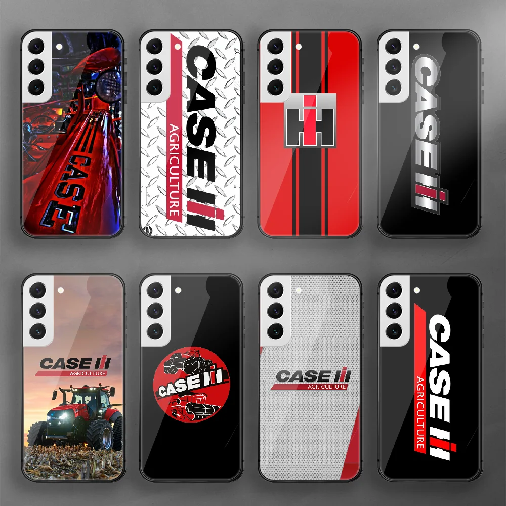 

Case IH Tractor Logo Tempered Glass Phone Case Cover For Samsung Galaxy A S 9 12 13 20 21 22 32 33 Fe 5G Plus Ultra