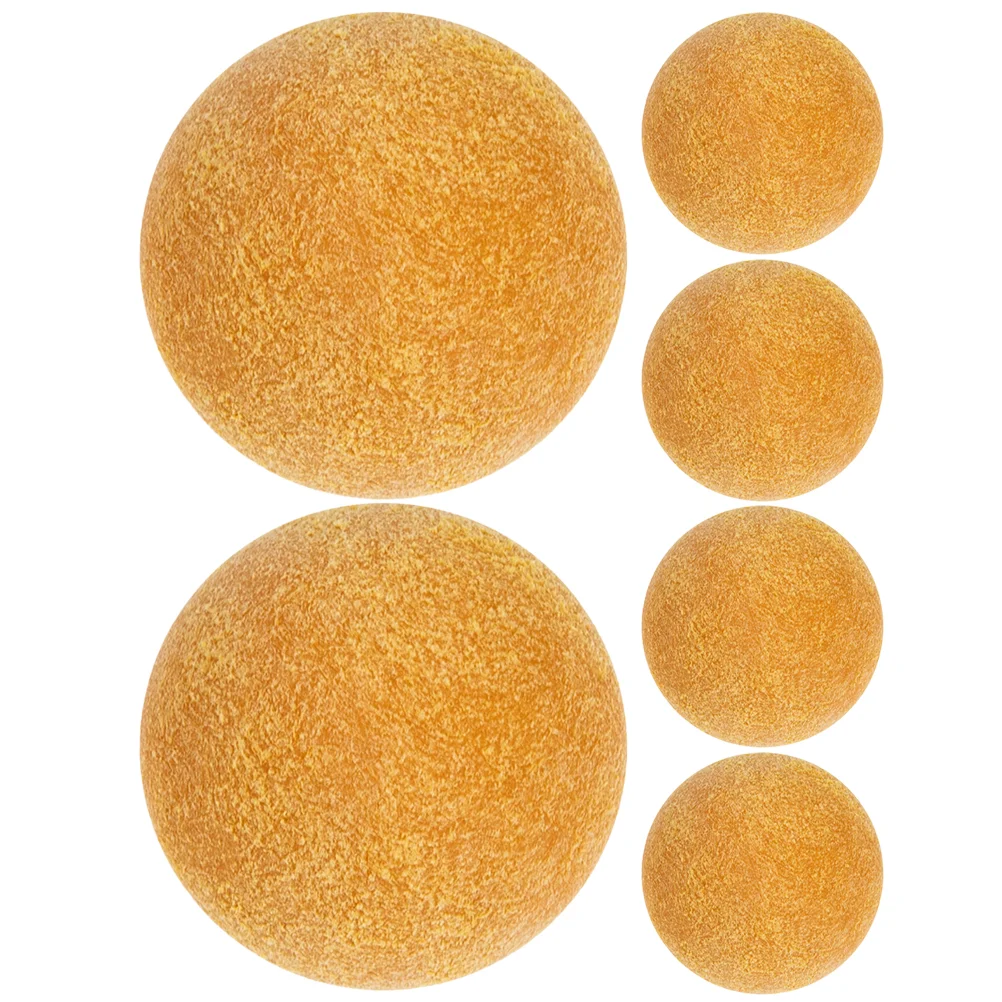 6 шт. настольный футбол сменные мячи игровые принадлежности футбольные матовые