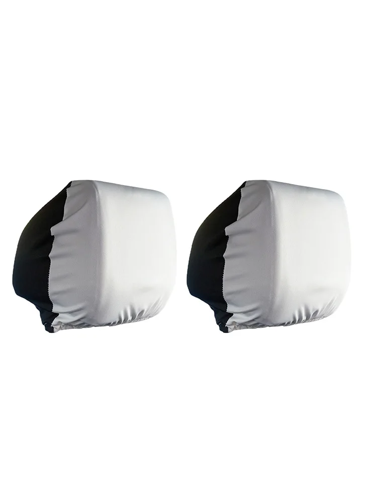 

Car Interior Accessories White Universal Left Right Seat Headrest Protector 2pcs/4Pcs Car Seat Headrest Cover Polyester Elastic