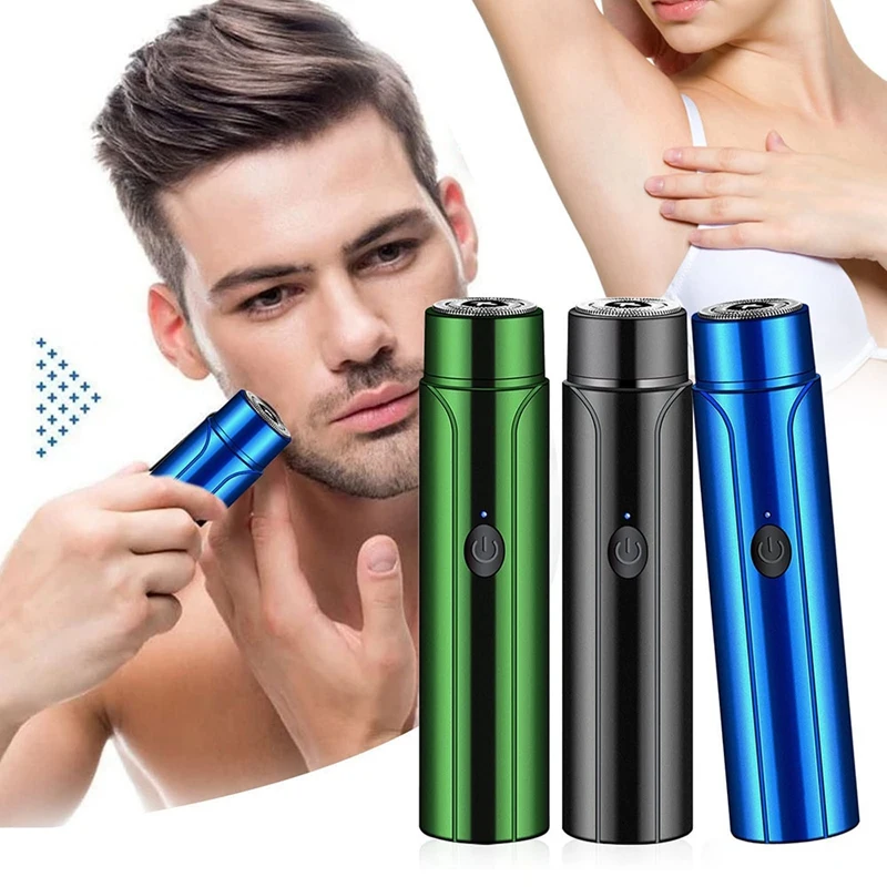 

Mini Portable Electric Shaver, Waterproof Shaver, USB Rechargeable Rotary Shaver,Gift For Boyfriend Husband Dad