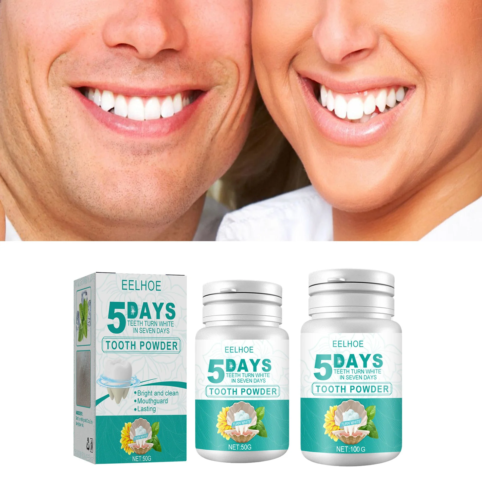 

Teeth Whitening Powder Teeth Whitening Powder Remove Stains Toothpaste Deep Clean Fresh Breath Long-term Effect Mouth Cleaning