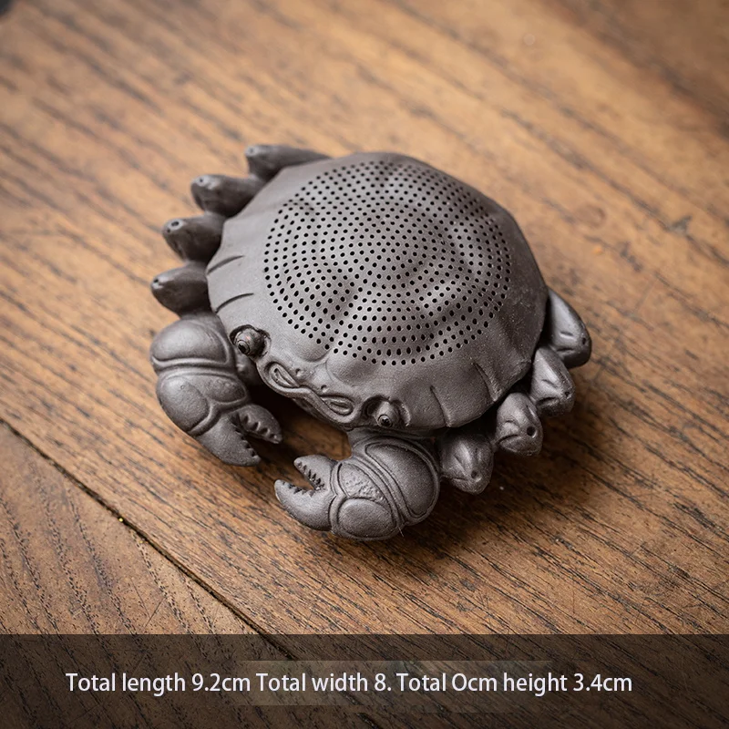 

Фигурки крабы из пурпурной глины для чаепития