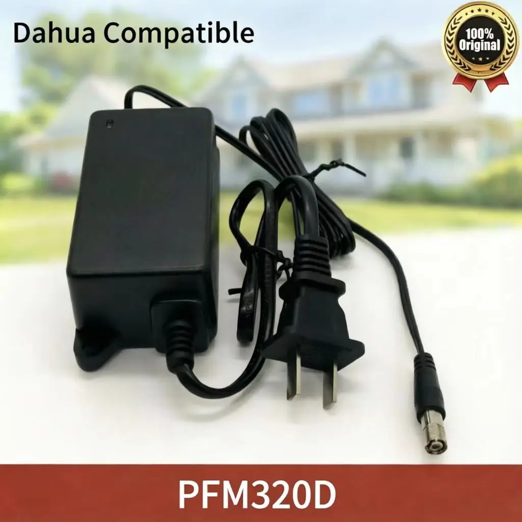Фото Адаптер питания Dahua DH-PFM320D 12В 2А для камер видеонаблюдения, видеорегистраторов и сетевых видеорегистраторов №1