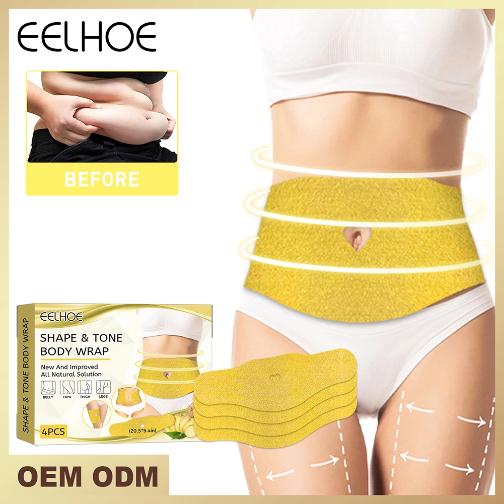 

4pcs/Box Firming Shaping Contouring Patch Weight Loss Slimming Body Wrap Natural Anti-Cellulite Plaster