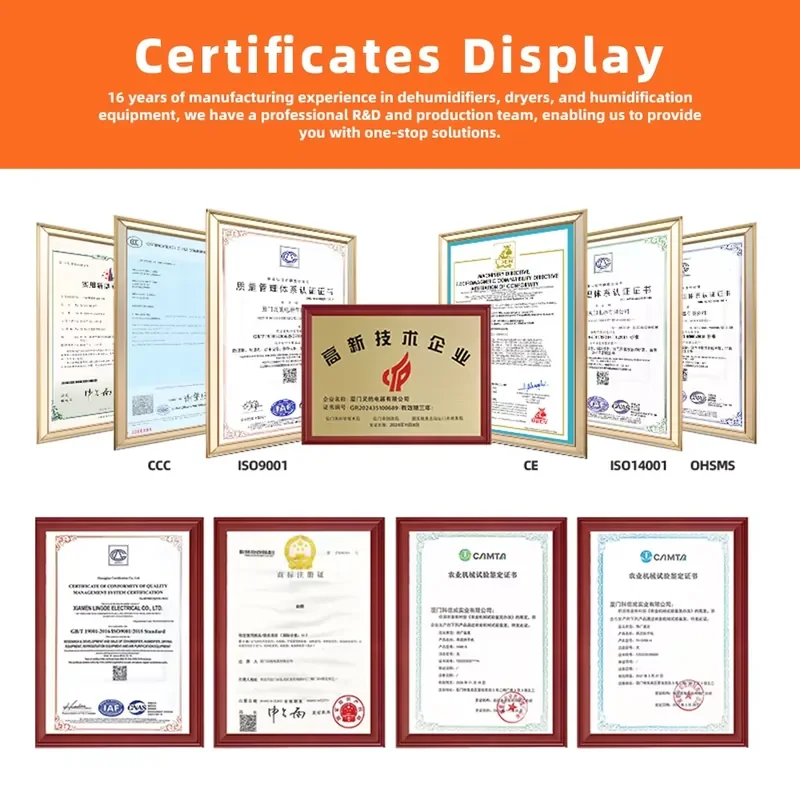 Фото Новый электрический промышленный скрытый осушитель воздуха для теплиц и выращивательных камер №3