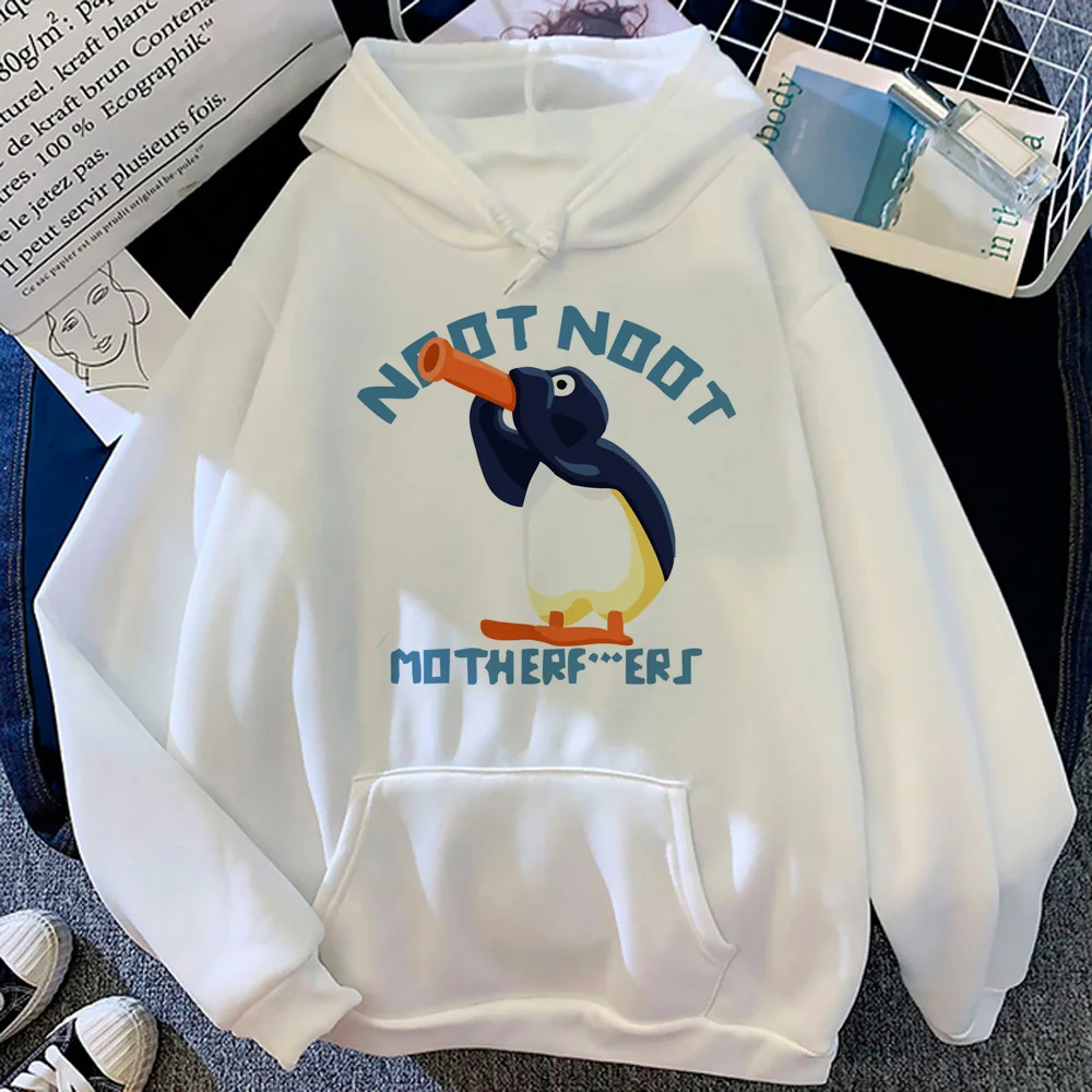 

Толстовка nootnoot pingu Мужская, винтажная японская рубашка с капюшоном, уличная одежда