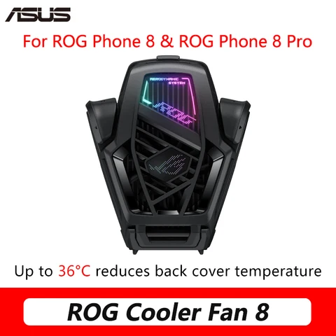 Оригинальный аэроактивный охладитель Rog Phone 8 8PRO 8, аэроактивный охладитель ROG, кулер, держатель вентилятора ROG Phone Cooler 8 8 Pro