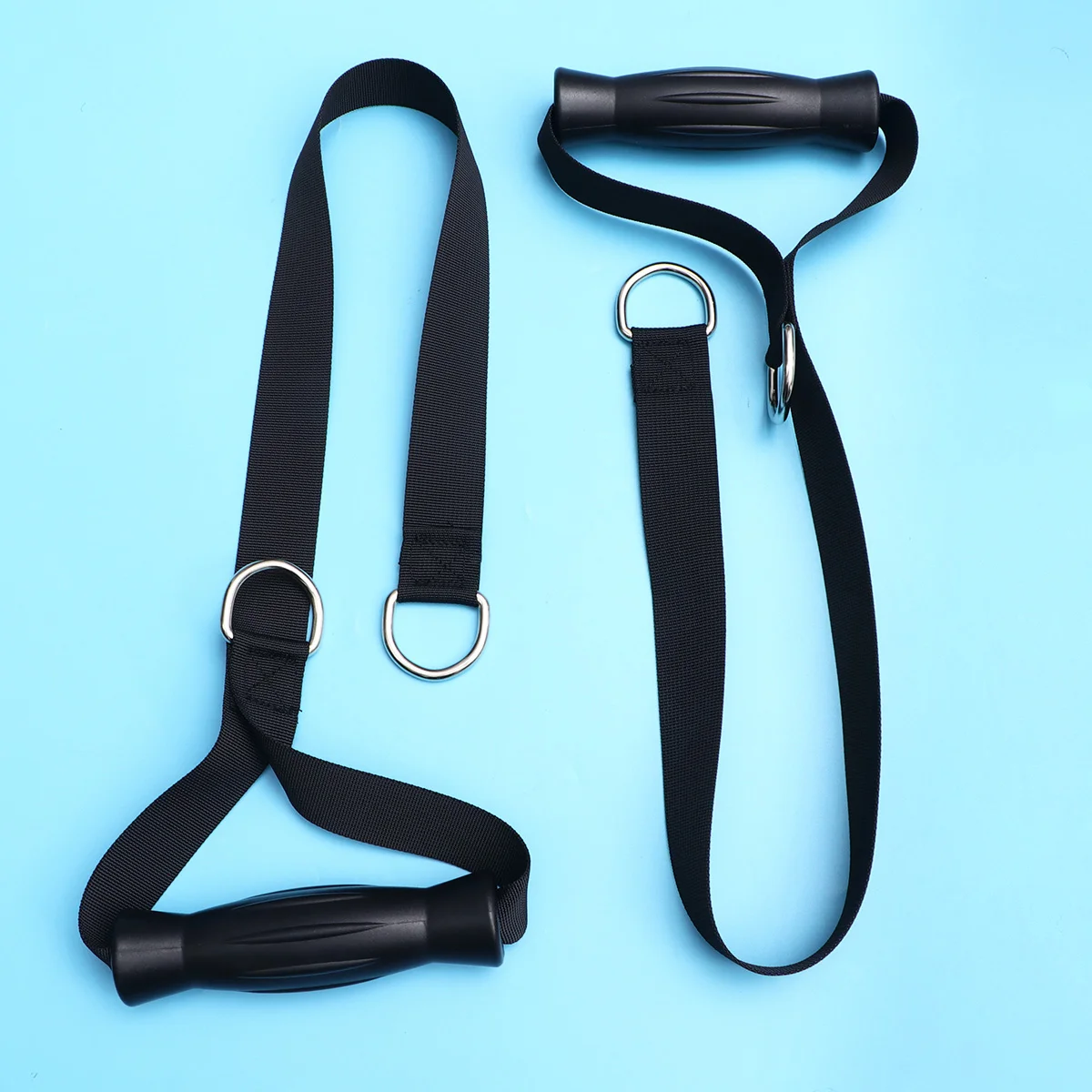

2 Pcs Fitness Equipment Handles Resistance Bands Door Buckle Exercise Cable Machine Attachments Strap