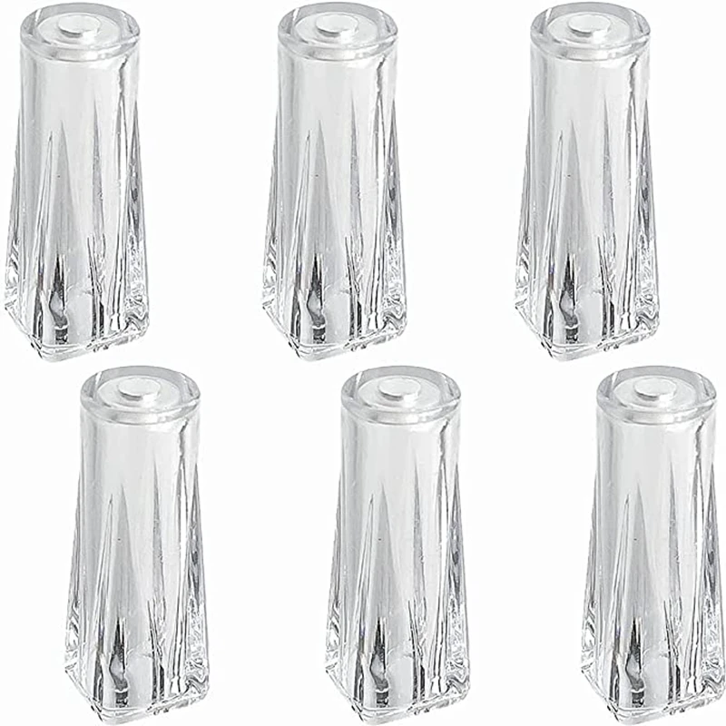 

6pcs Pull Cord Tassel Clear Plastic Drawstring Tassels for Blinds Pull Cords,Roman Shades Curtain Crafts