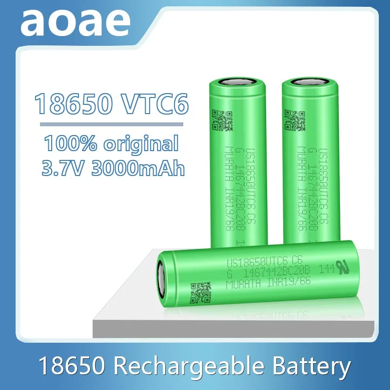 VTC6 3,7 V 3000mAh литий-ионная аккумуляторная батарея 18650 для Sony US18650VTC6 30A игрушки фонарик инструменты литевые аккумуляторы18650
